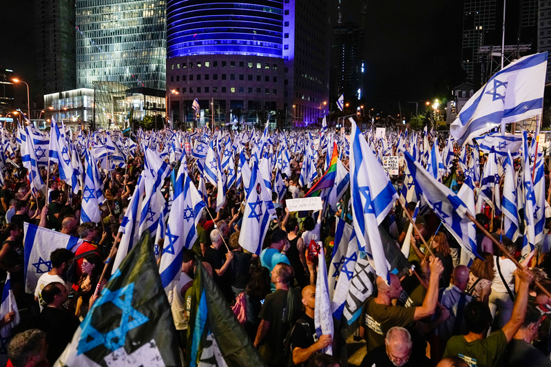抗议司法改革 以色列连续第27轮大示威