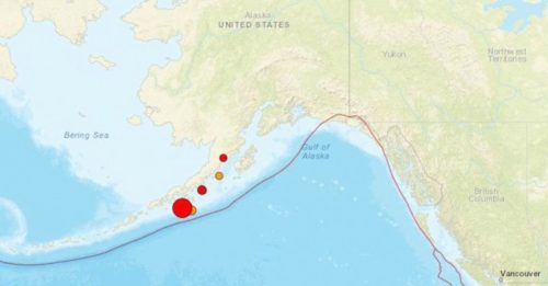 美阿拉斯加地震下调至7.2级 海啸警报已取消