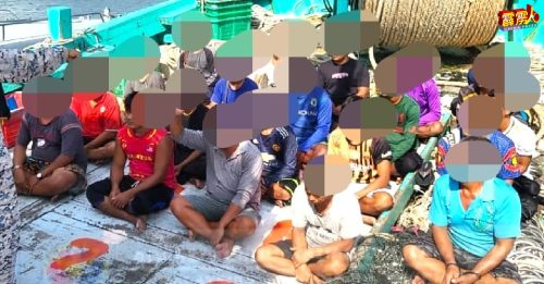 疑造假文件非法逗留 19外籍渔民连船被扣