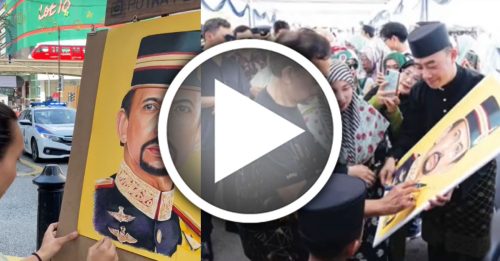 肖像画作送汶莱苏丹手中 年轻画家：不可思议