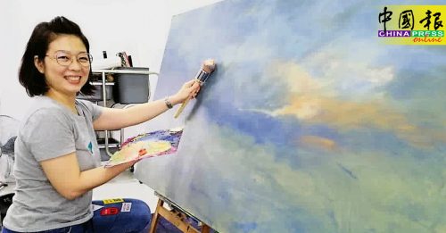 ◤新锐艺术家◢梅德顺博士：张渼芳追逐印象主义油画