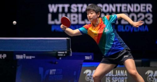 中国乒乓公布亚运名单   王楚钦孙颖莎领衔