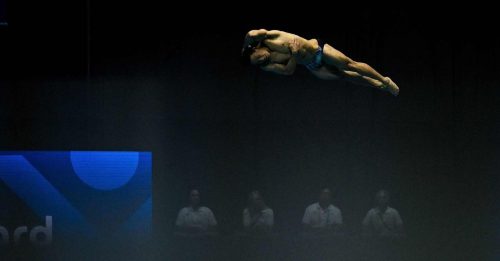 ◤世界游泳锦标赛◢男子3公尺跳板  黄兹樑止步半决赛