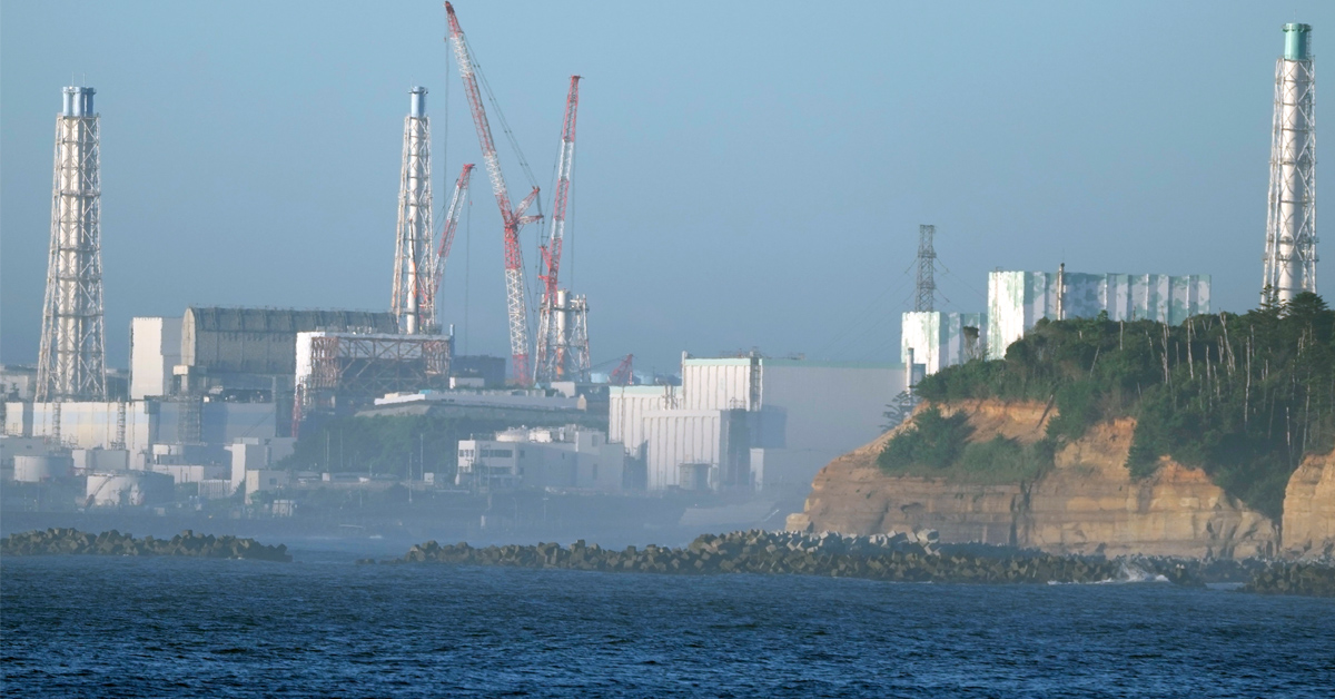 福岛第一核电站。（美联社）