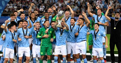 ◤欧洲超级杯◢ 点杀塞维利亚  曼市首次夺冠