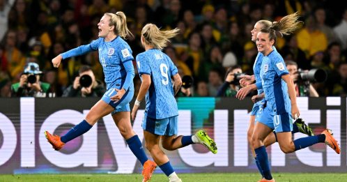 ◤女足世界杯◢ 劳伦汉普传射建功  英格兰3比1胜澳洲晋决赛