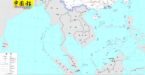 将东马水域纳入单方面主张 大马不承认中国标准地图