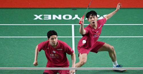 ◤澳洲羽球公开赛◢2局淘汰日本组合  韩国摘男双冠军