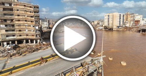 利比亚2水坝遭洪水冲垮 增至5300死 逾万失联