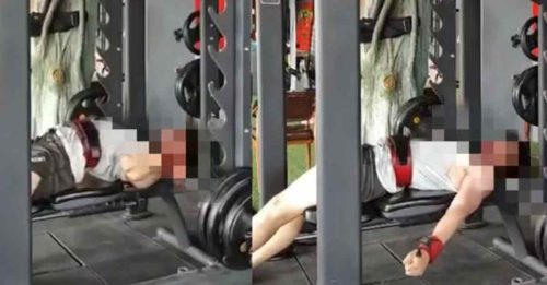 男子健身房做運動出意外 百斤杠鈴壓喉嚨喪命【內附音頻】