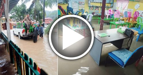 峇六拜多地区传水灾 40名幼童 3大人坐货卡逃离“灾场”