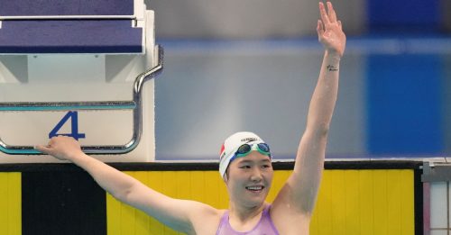 ◤2022杭州亚运◢男4X100自由泳接力 大马名列第8