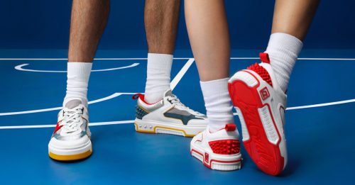 ◤新装品◢Christian Louboutin 结合篮球和滑板元素