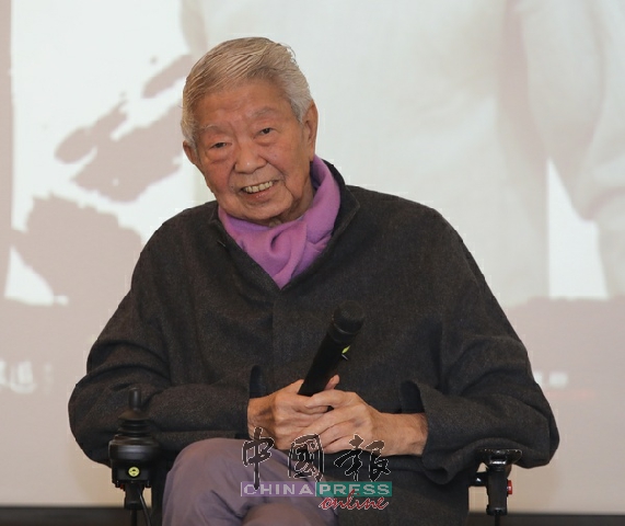 蔡澜在开幕礼上侃侃而谈，并延续他一贯诙谐作风。
