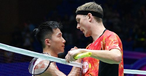 ◤中国羽球公开赛◢走出世锦赛挫败  艾塞申：我回来了