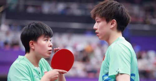 ◤2022杭州亚运◢乒乓混双产生4强 中韩争决赛席位