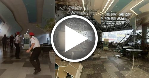 购物中心天花板坍塌 至少3人受伤！【内附音频】
