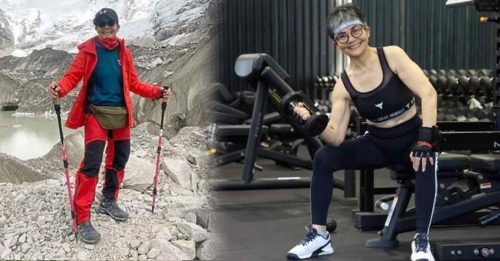 祖母级健身女神 耗时8天登上珠峰大本营