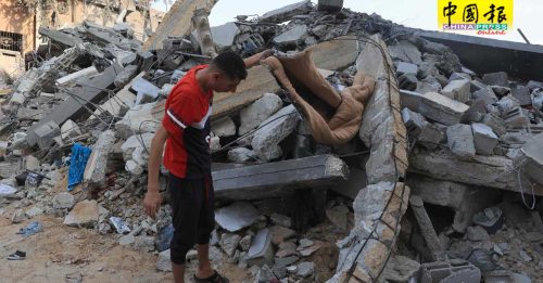 ◤以巴冲突◢哺乳一半遭空袭  加萨废墟挖出1月大婴尸