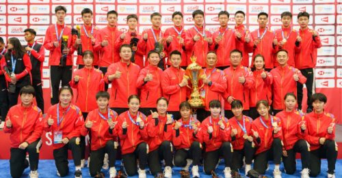 ◤世界青年羽球賽◢  決賽3比1勝印尼  中國第14次奪混合團體金牌