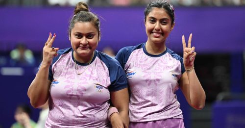 ◤2022杭州亞運◢   爆冷淘汰中國女雙世冠  印度乒乓姐妹花爆紅
