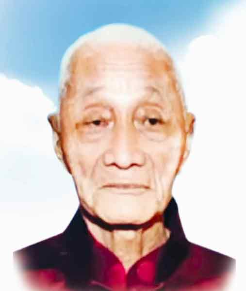 甘榜杜慕达最年长的人瑞潘为英老先生与世长辞，享寿积润一百有八。
