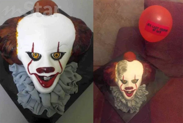 女蛋糕烘培师在面子书分享一些制作怪异造型蛋糕。 （取自mStar）