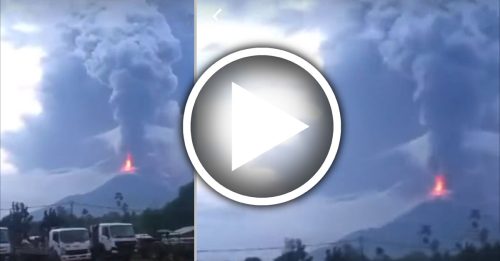 巴新火山爆发 日本忧引发海啸
