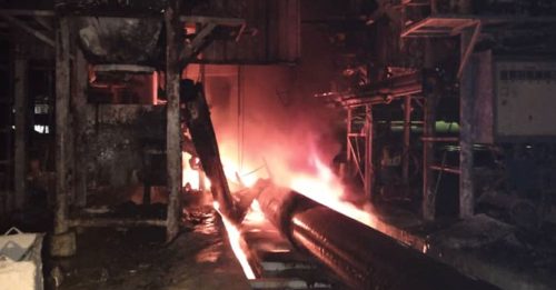 工厂焦油罐着火 消拯员15分钟扑灭