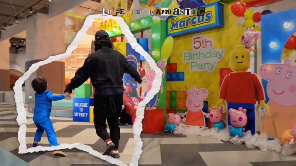 张柏芝分享为Marcus庆祝5岁生日的影片。