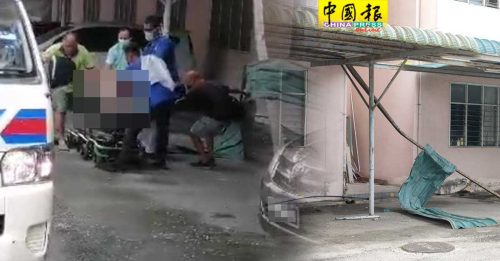 墜樓擊中遮篷保命  華青被送院搶救