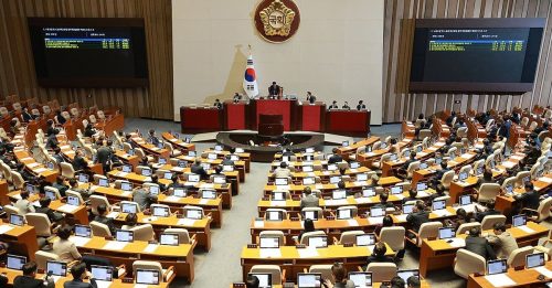 韩国会表决高票通过 敦促朝俄停武器交易