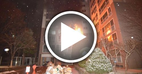 首尔公寓大楼圣诞节大火 酿2死29伤