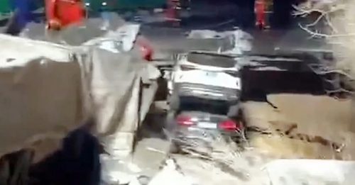 中国“高速大桥断裂” 3死4伤