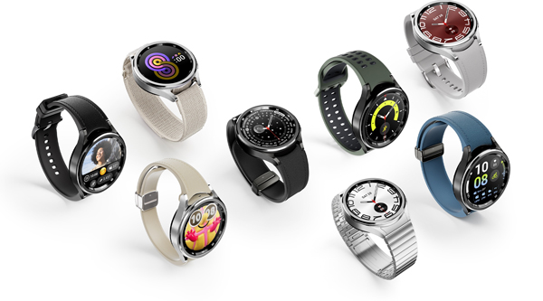 ■Samsung Galaxy Watch 6 Classic机身有黑色和银色两种配色，给人成熟稳重质感。