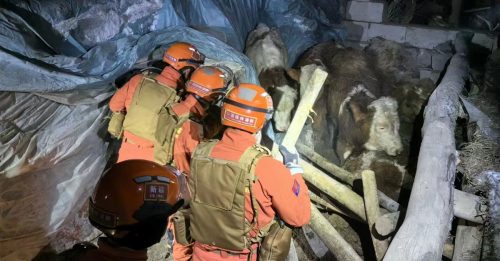 新疆7.1級地震 震感強烈 房屋倒塌 已致6傷