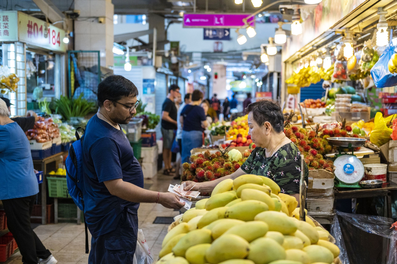 上月通胀高预期 新加坡物价恢复涨势