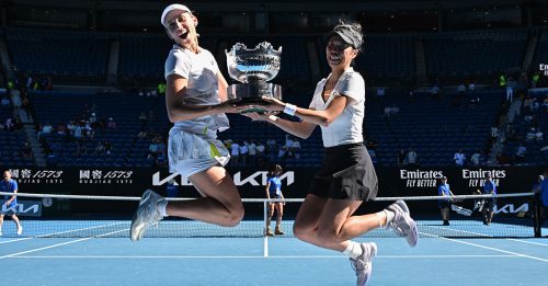 澳洲网球公开赛| 称霸混双又夺女双冠军 谢淑薇大满贯双冠后