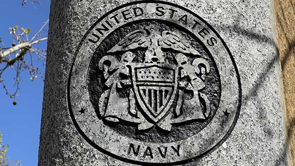 美国海军的徽章。