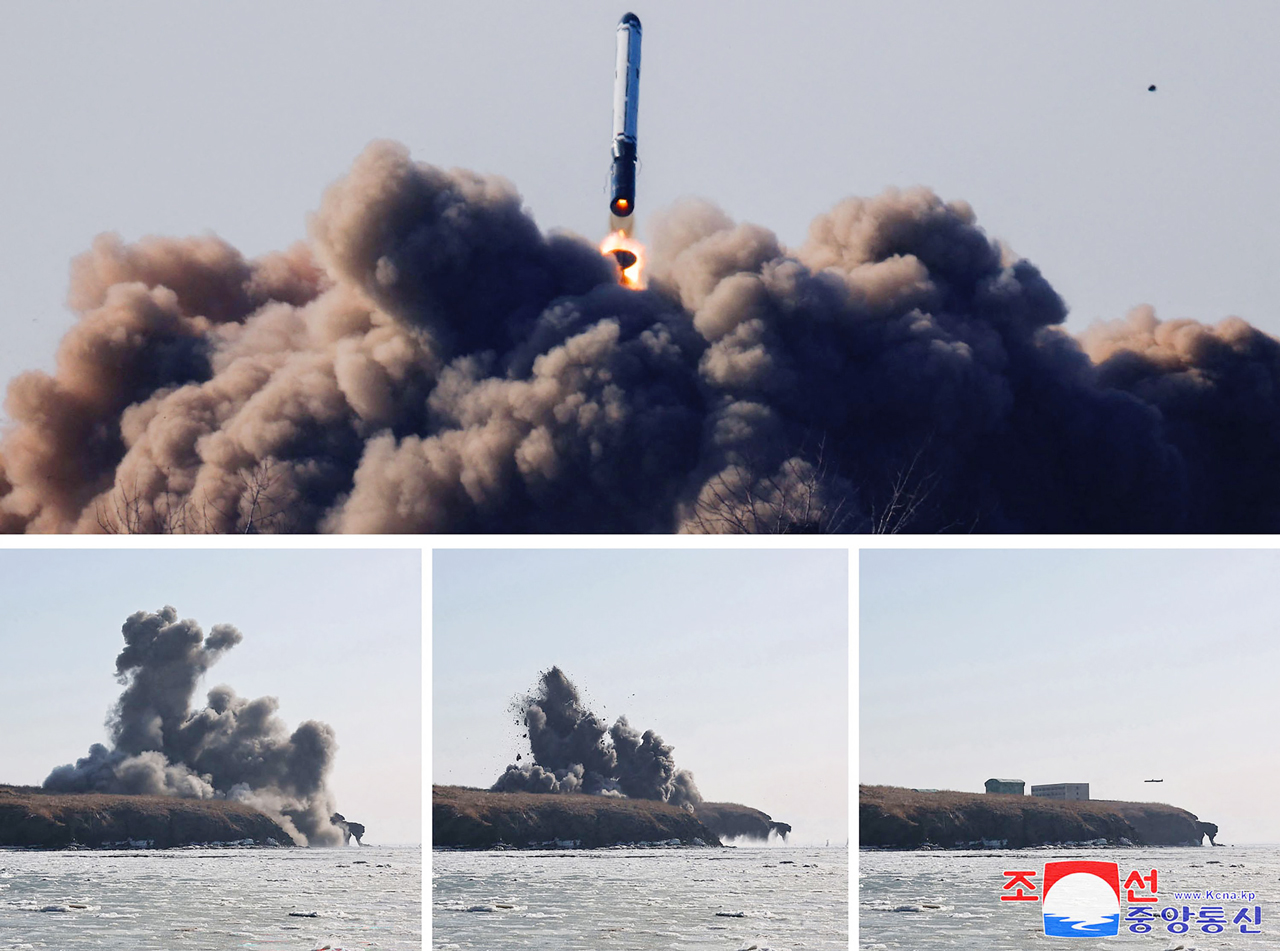 朝鲜巡航导弹威力试验