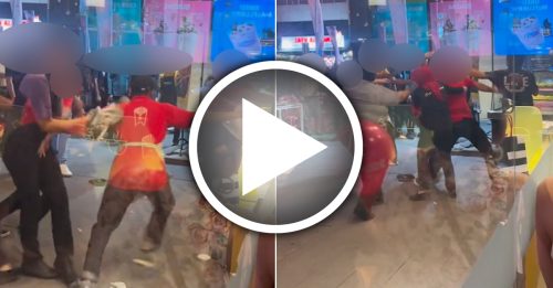 员工快餐店外群殴 中国女游客目睹 跃上小红书｜附音频