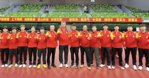 世界乒乓球團體賽 中國派出最強陣容出征