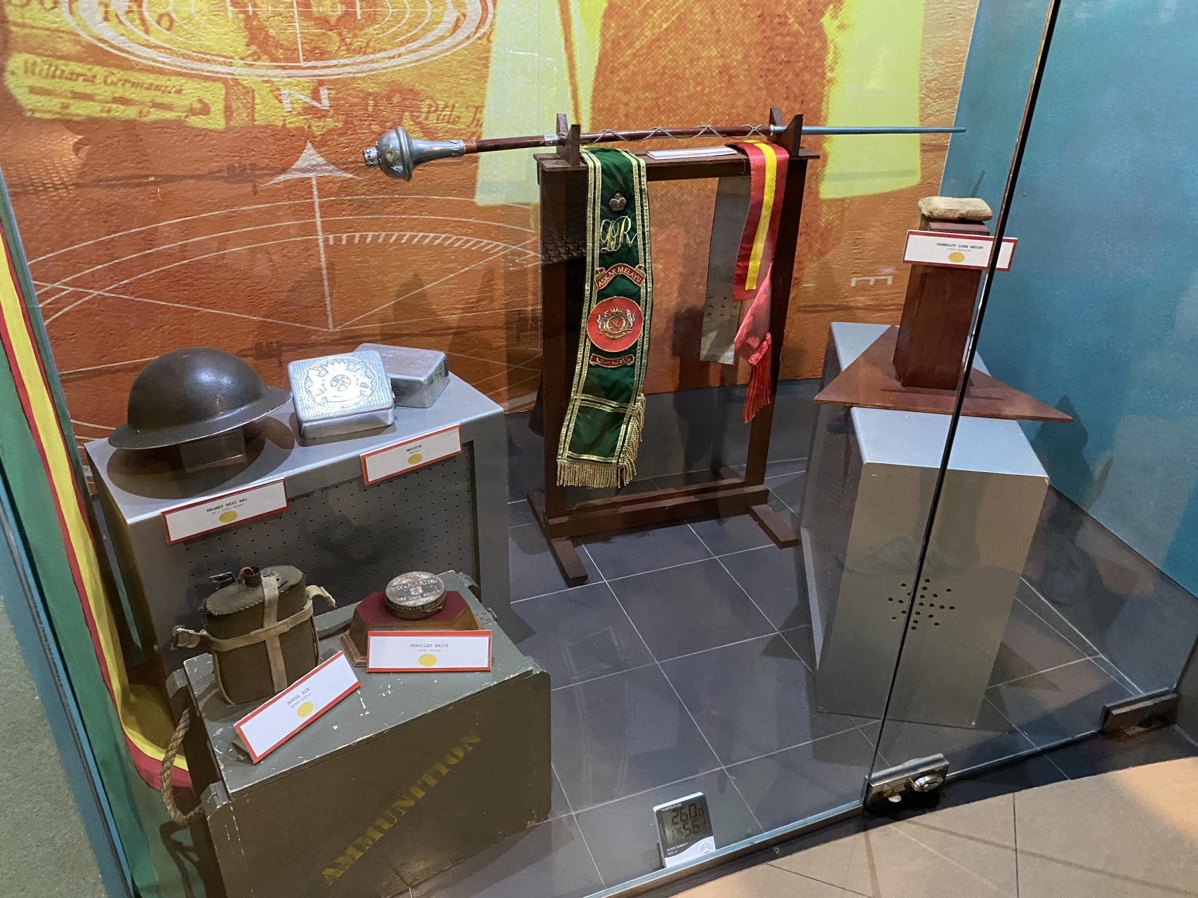 ■波德申军事博物馆内还展出了旧时期的历史用品。