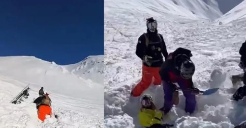 2人擅闯道外滑野雪 引发雪崩4人遭埋