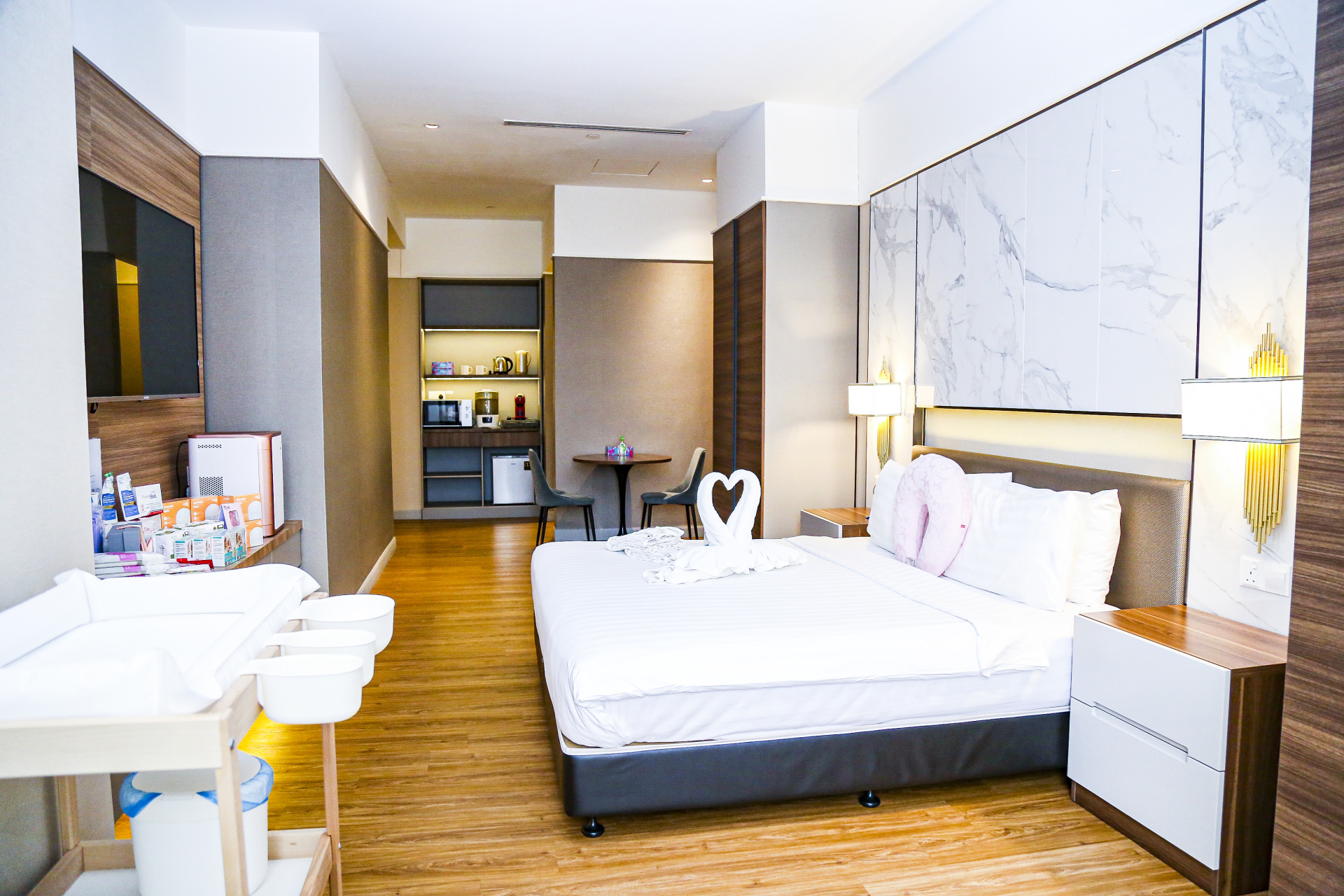 月子中心客房舒适，是许多本地和狮城妈妈的首选。