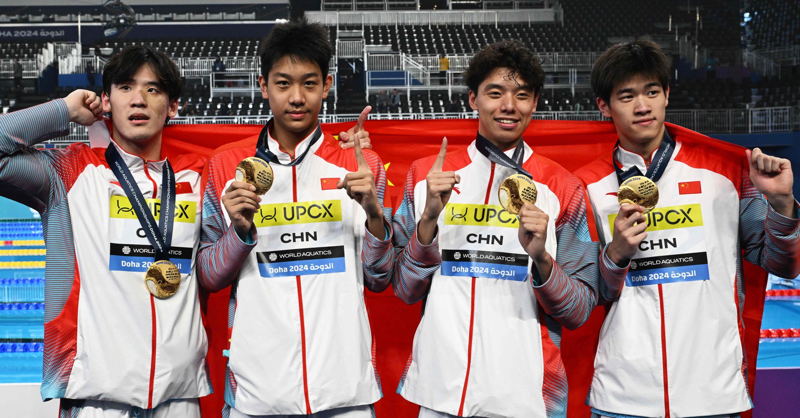 世界游泳錦標賽 | 中國首奪接力賽冠軍  潘展樂破世界紀錄