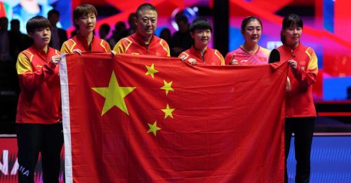 世界乒乓团体赛｜孙颖莎独得2分 中女3比2挫日本捧杯