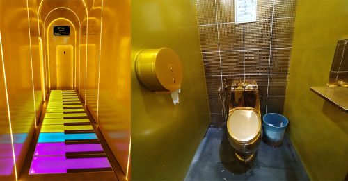 古城有間黃金廁所 付RM2 豪氣做“大事”