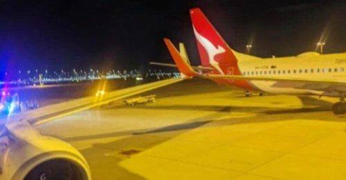 机上乘客一阵摇晃 澳洲2架波音客机碰撞