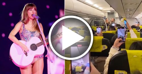 泰勒丝演唱会意犹未尽 机组人员乘客班机内高唱